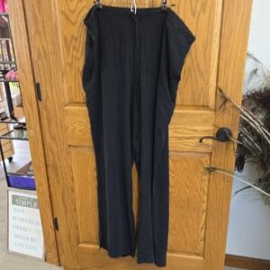Wild Fable Black Wide Leg Jumpsuit with Flowing Silhouette